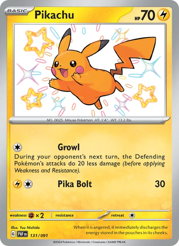 Pikachu (Paldean Fates #131/91)