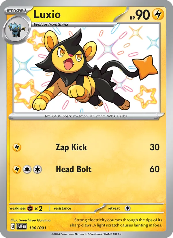 Luxio (Paldean Fates #136/91)