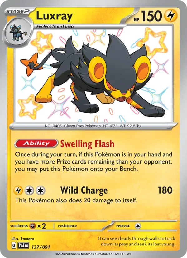 Luxray (Paldean Fates #137/91)