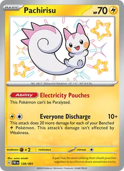 Pachirisu (Paldean Fates #138/91)
