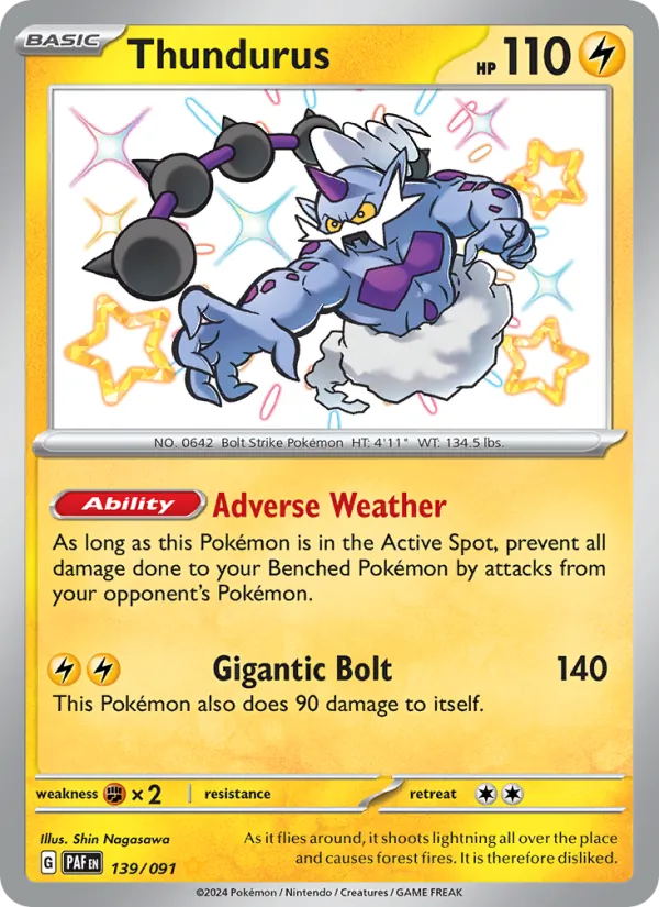 Thundurus (Paldean Fates #139/91)