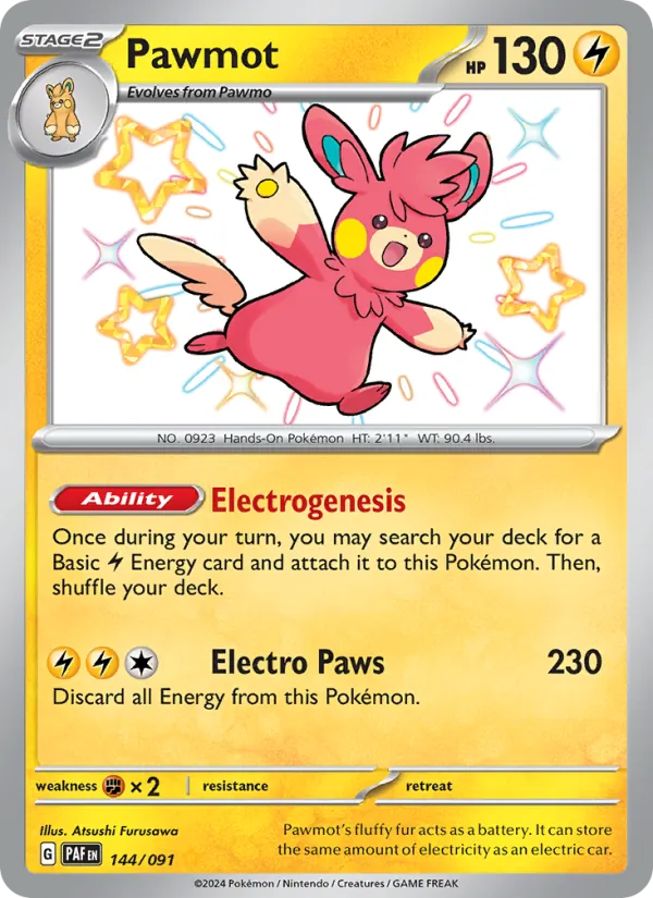 Pawmot (Paldean Fates #144/91)