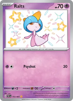 Ralts (Paldean Fates #153/91)