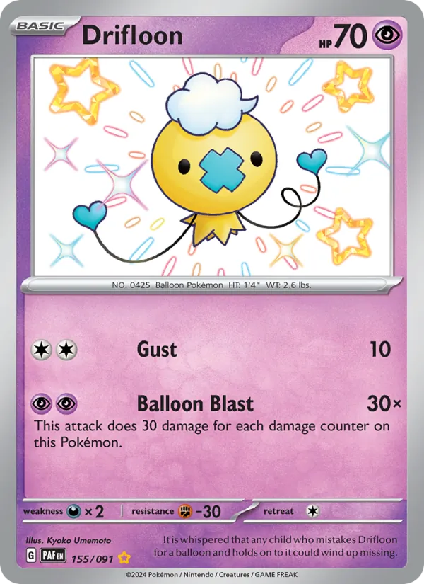 Drifloon (Paldean Fates #155/91)