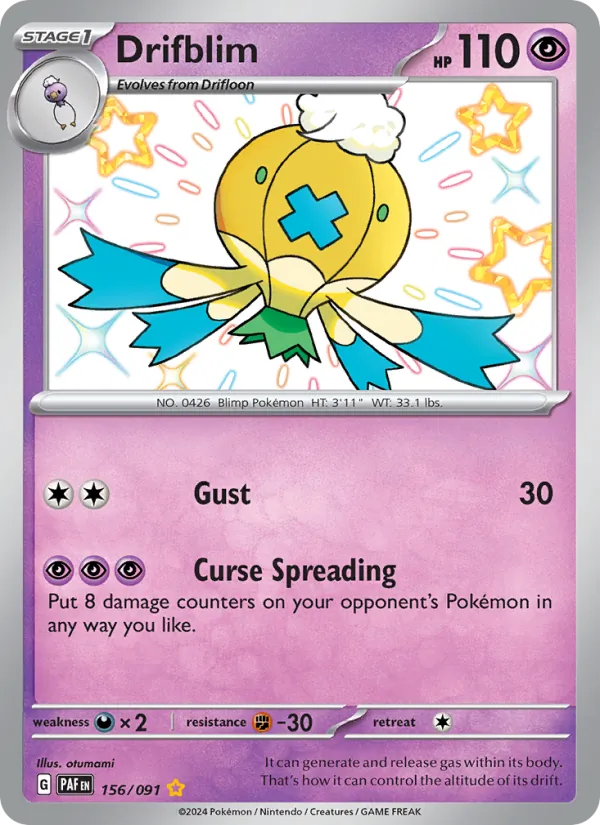 Drifblim (Paldean Fates #156/91)