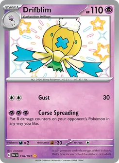Drifblim (Paldean Fates #156/91)