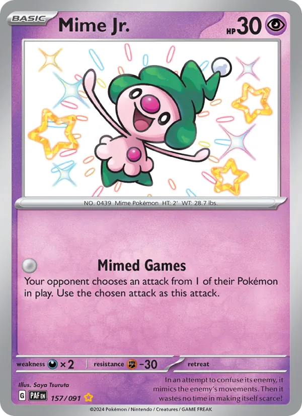 Mime Jr. (Paldean Fates #157/91)