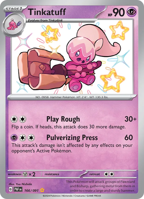Tinkatuff (Paldean Fates #166/91)