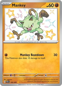Mankey (Paldean Fates #169/91)