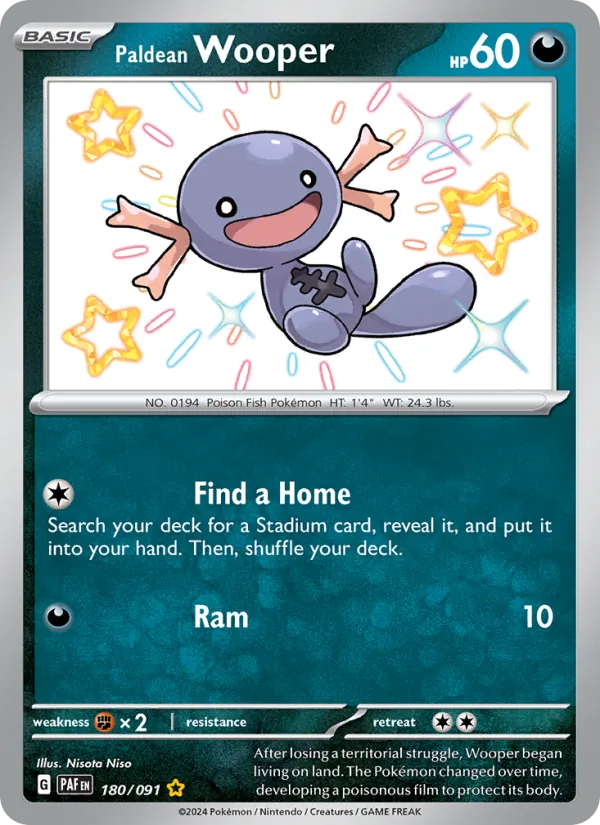 Paldean Wooper (Paldean Fates #180/91)