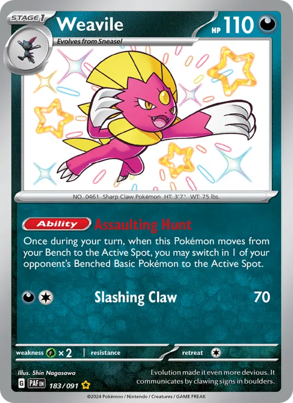 Weavile (Paldean Fates #183/91)