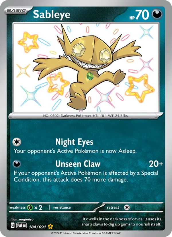 Sableye (Paldean Fates #184/91)