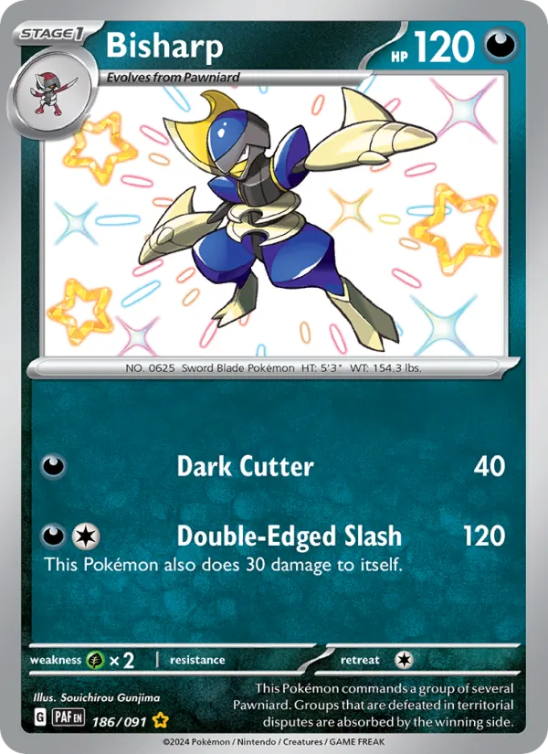 Bisharp (Paldean Fates #186/91)