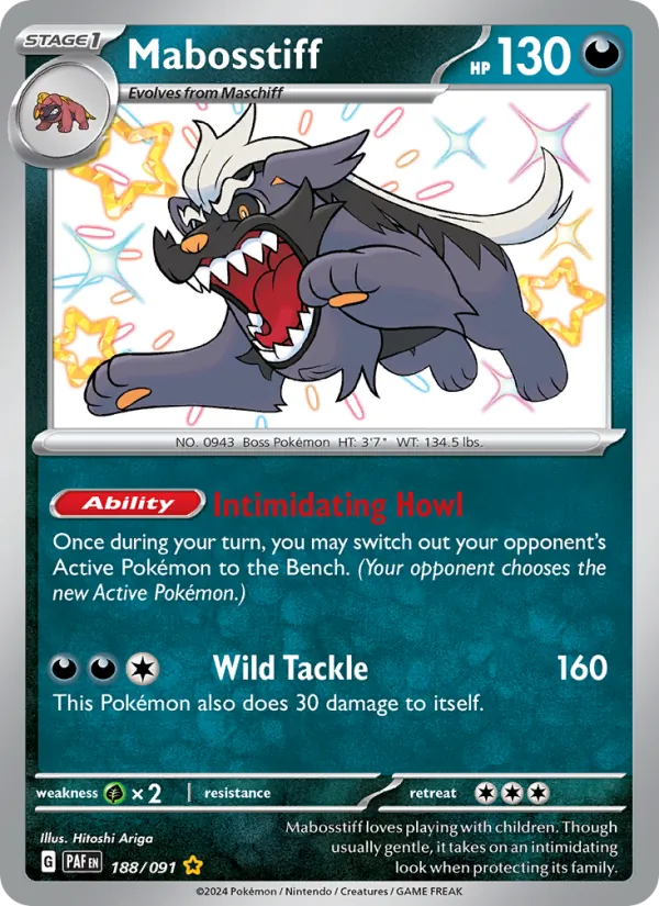 Mabosstiff (Paldean Fates #188/91)