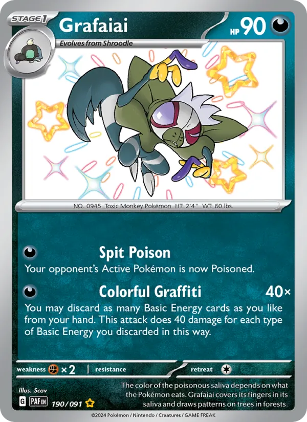 Grafaiai (Paldean Fates #190/91)