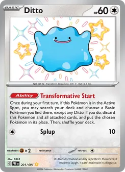 Ditto (Paldean Fates #201/91)