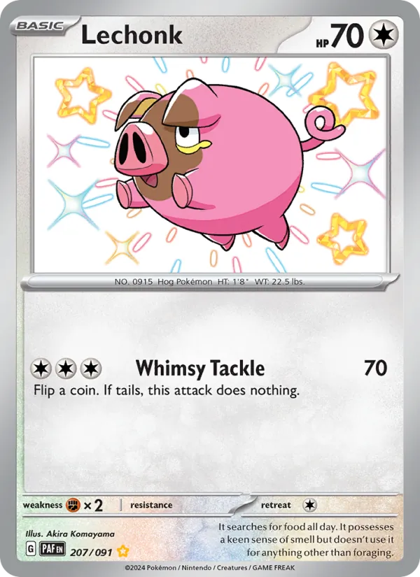 Lechonk (Paldean Fates #207/91)