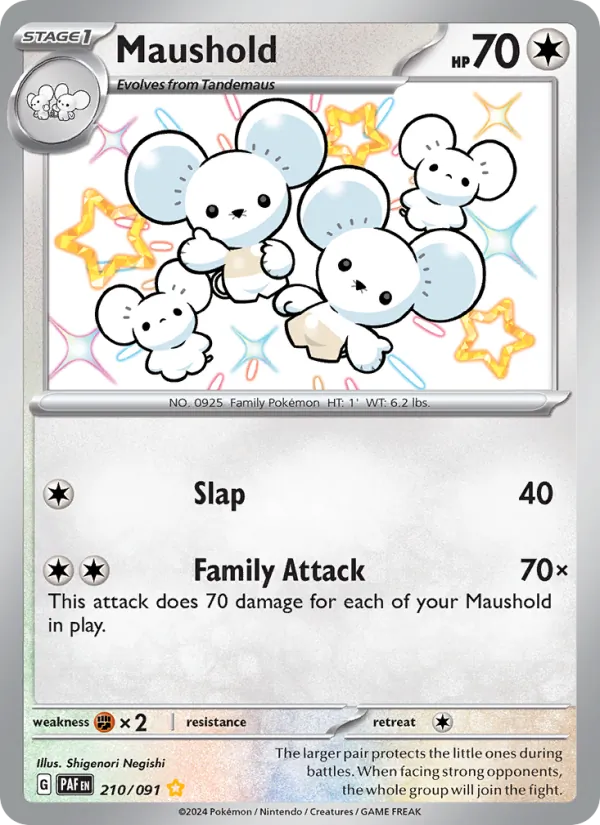 Maushold (Paldean Fates #210/91)