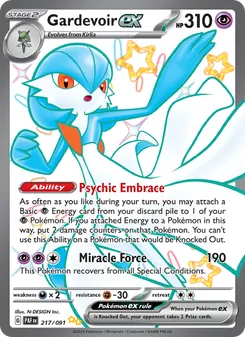 Gardevoir ex (Paldean Fates #217/91)