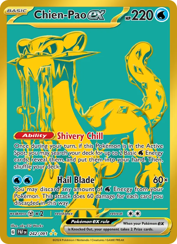 Chien-Pao ex (Paldean Fates #242/91)