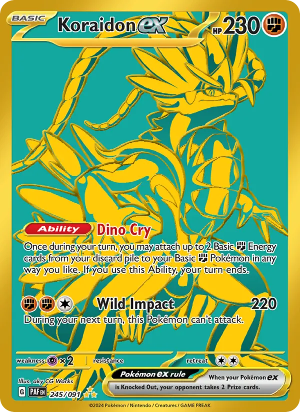 Koraidon ex (Paldean Fates #245/91)