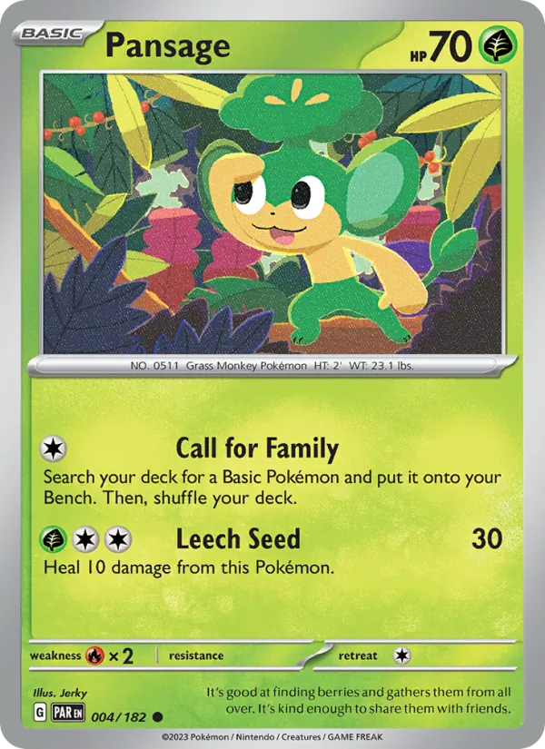Pansage (Paradox Rift #004/182)