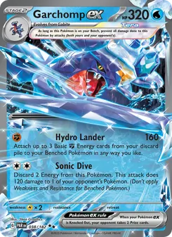 Garchomp ex (Paradox Rift #038/182)