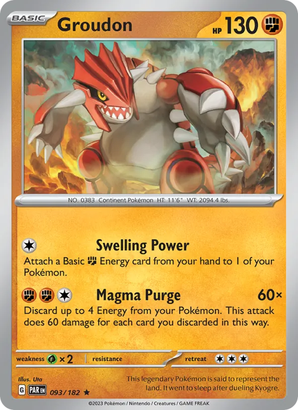Groudon (Paradox Rift #093/182)