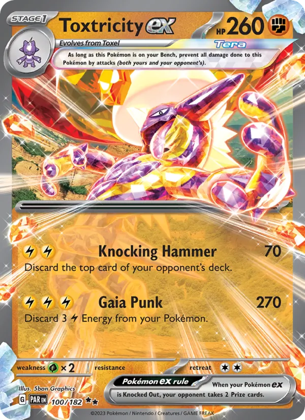 Toxtricity ex (Paradox Rift #100/182)