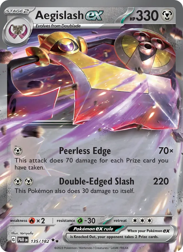 Aegislash ex (Paradox Rift #135/182)
