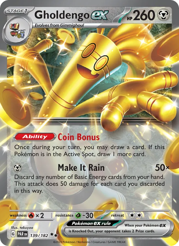 Gholdengo ex (Paradox Rift #139/182)