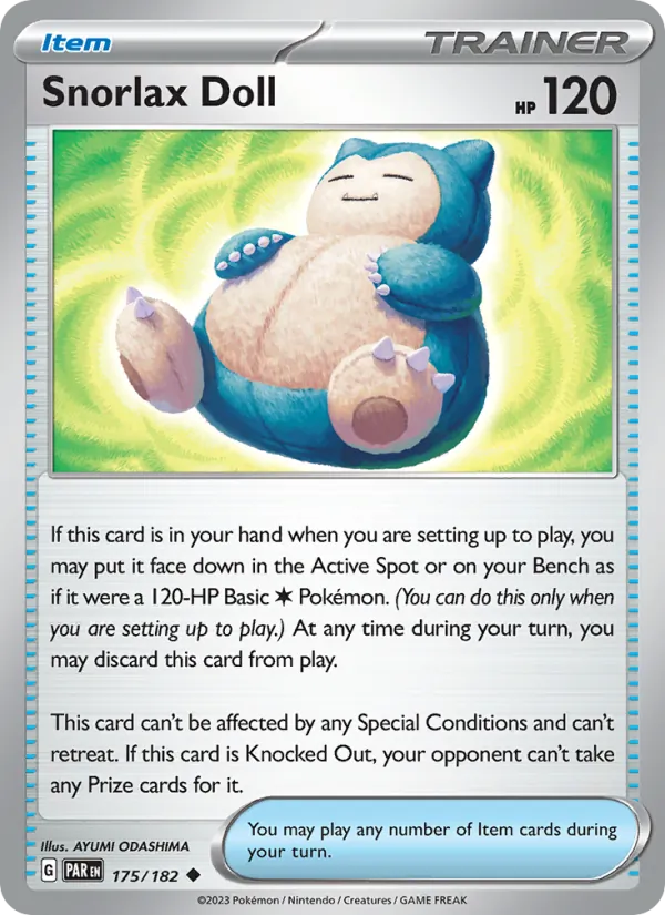 Snorlax Doll (Paradox Rift #175/182)