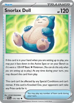 Snorlax Doll (Paradox Rift #175/182)