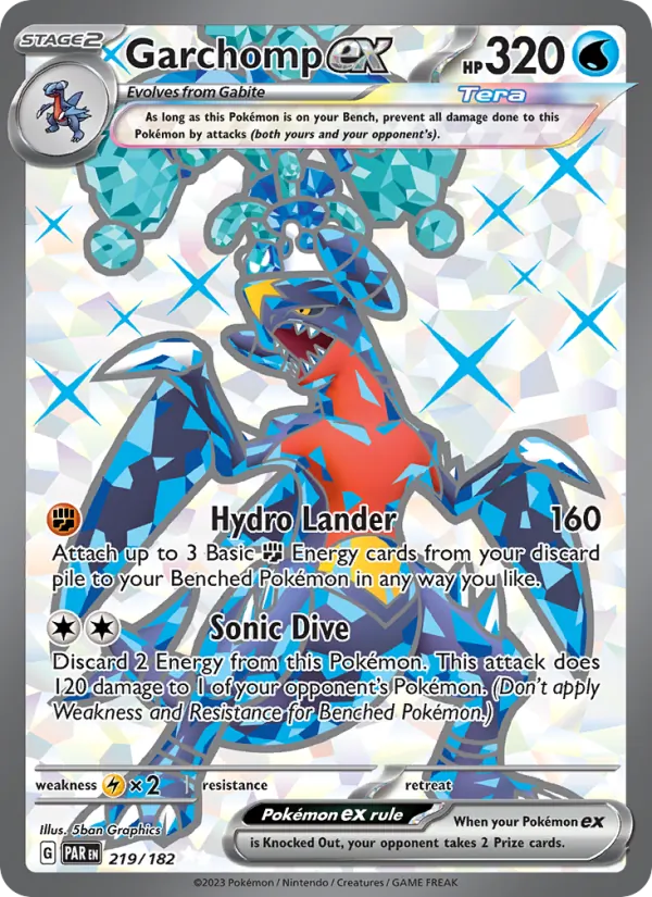Garchomp ex (Paradox Rift #219/182)