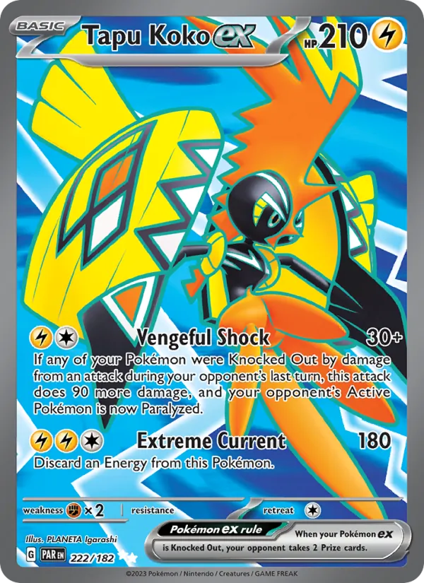 Tapu Koko ex (Paradox Rift #222/182)
