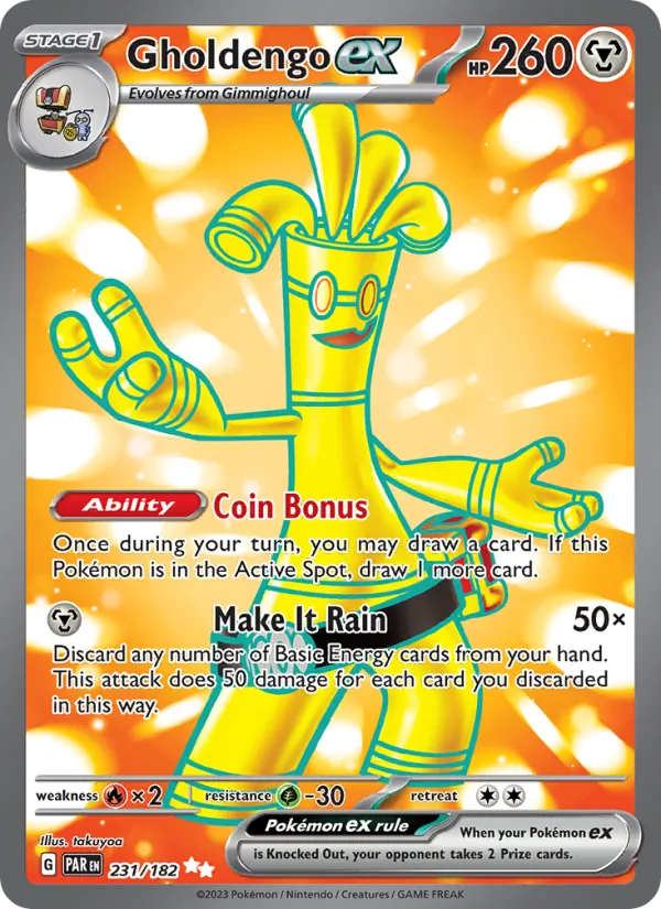 Gholdengo ex (Paradox Rift #231/182)
