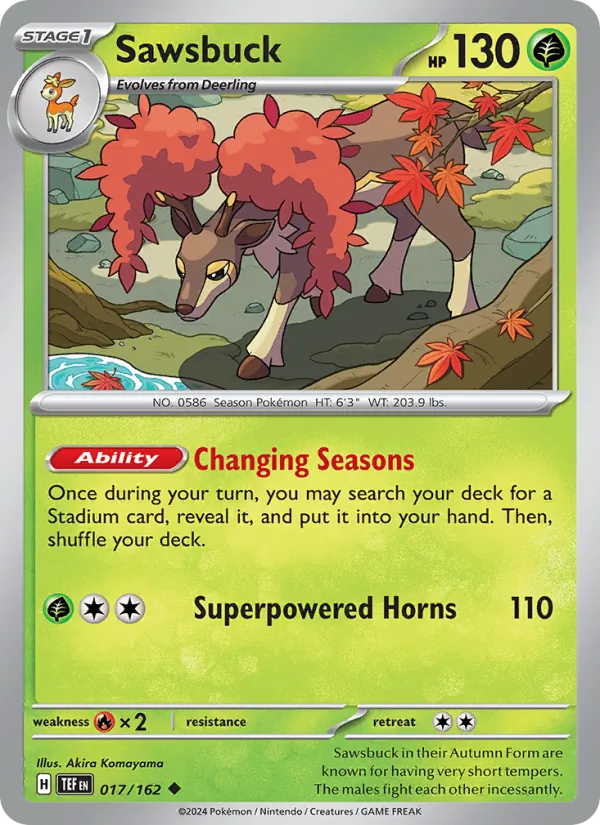 Sawsbuck (Temporal Forces #017/162)