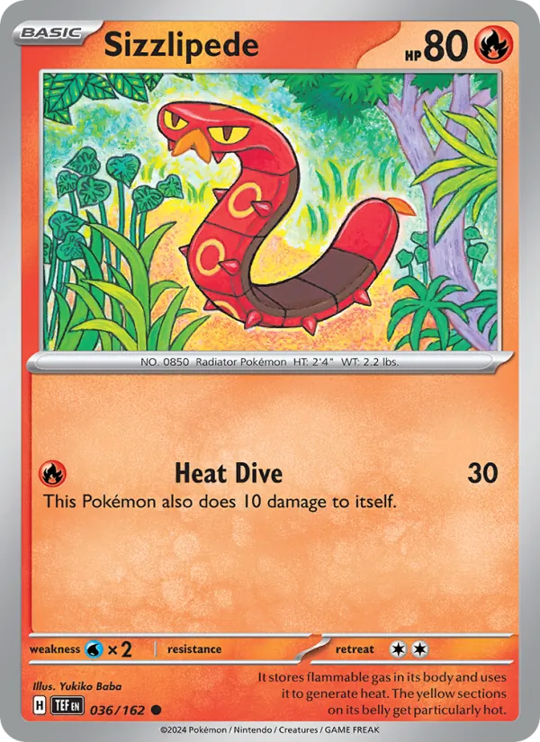 Sizzlipede (Temporal Forces #036/162)