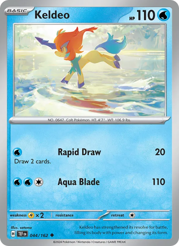 Keldeo (Temporal Forces #044/162)