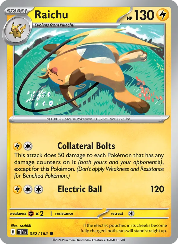Raichu (Temporal Forces #052/162)
