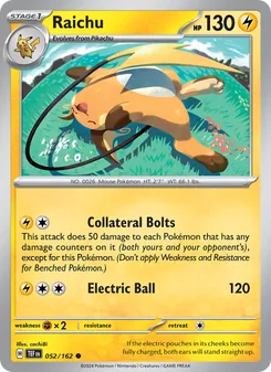 Raichu (Temporal Forces #052/162)