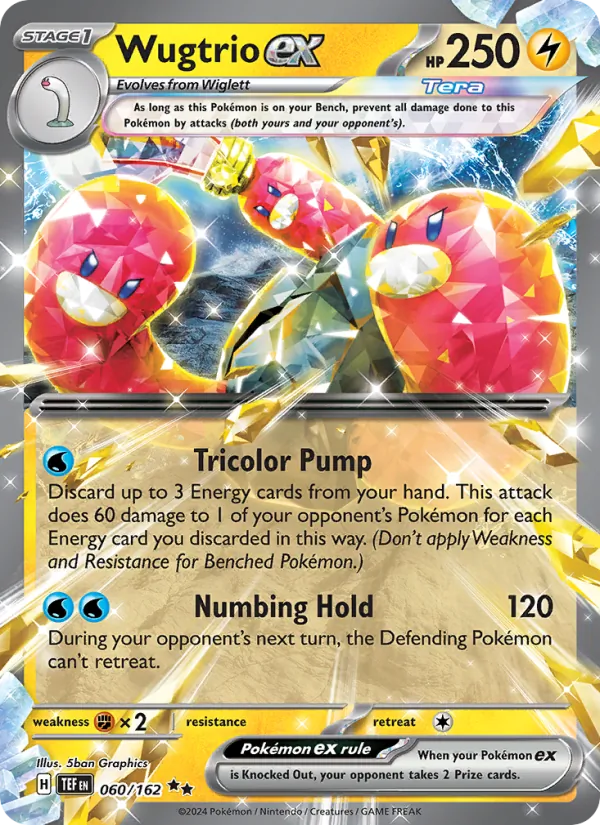 Wugtrio ex (Temporal Forces #060/162)