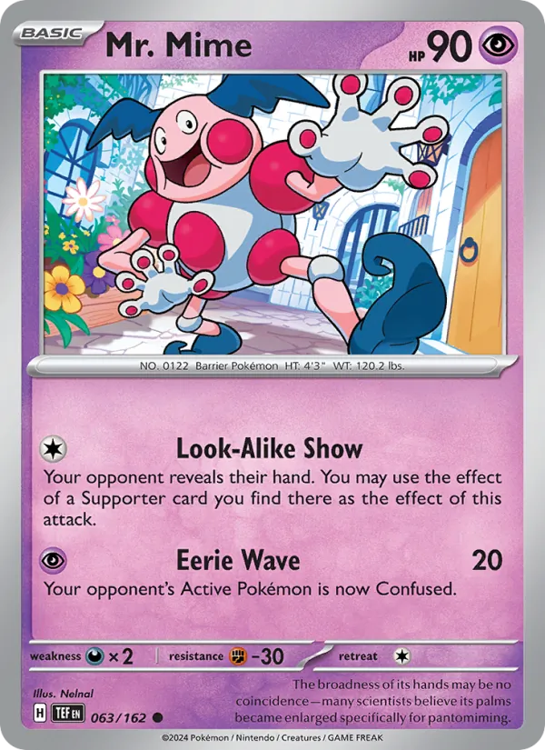 Mr. Mime (Temporal Forces #063/162)