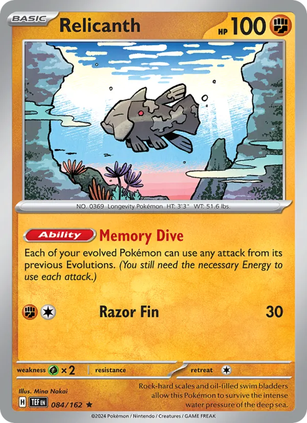 Relicanth (Temporal Forces #084/162)
