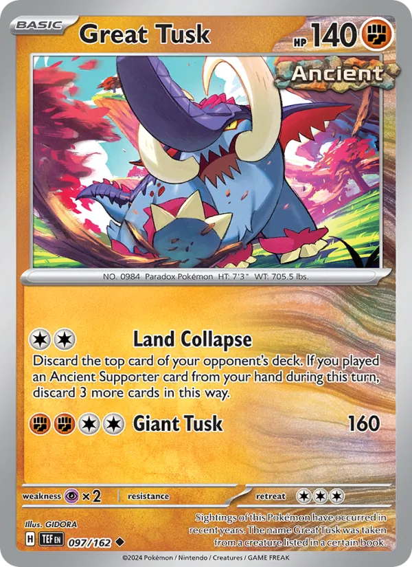 Great Tusk (Temporal Forces #097/162)