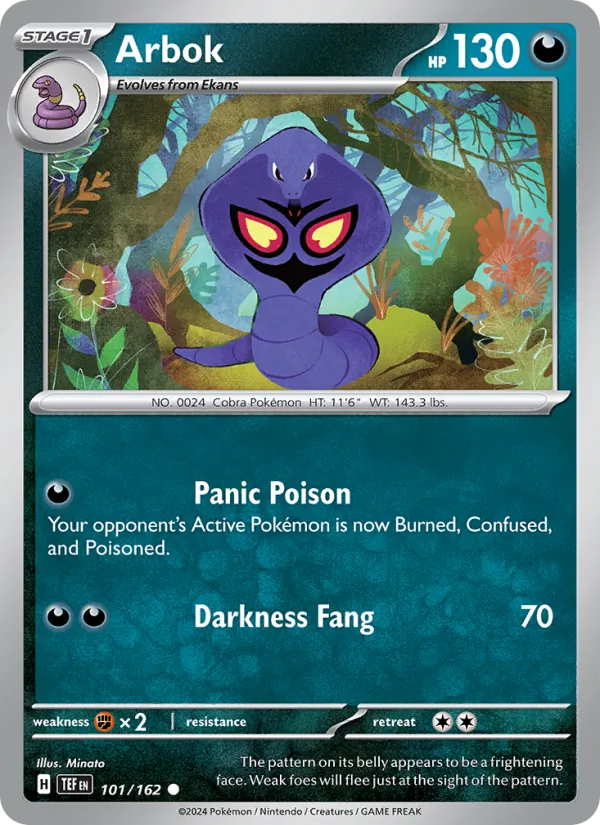 Arbok (Temporal Forces #101/162)