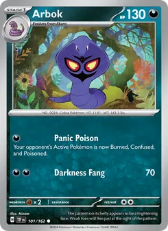 Arbok (Temporal Forces #101/162)
