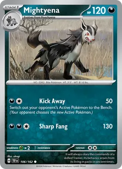 Mightyena (Temporal Forces #106/162)