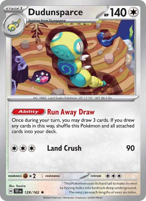 Dudunsparce (Temporal Forces #129/162)