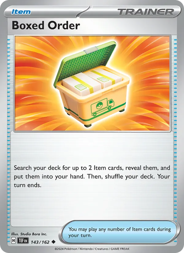 Boxed Order (Temporal Forces #143/162)